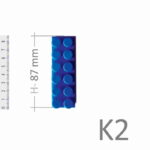 HEMAR Kuferek z klockami K3 duży 105 elementów