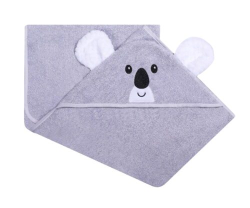 UVIE Okrycie kąpielowe Koala 120×100 cm szare